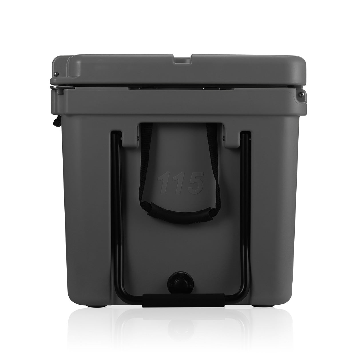 side image of Slate Gray cooler.