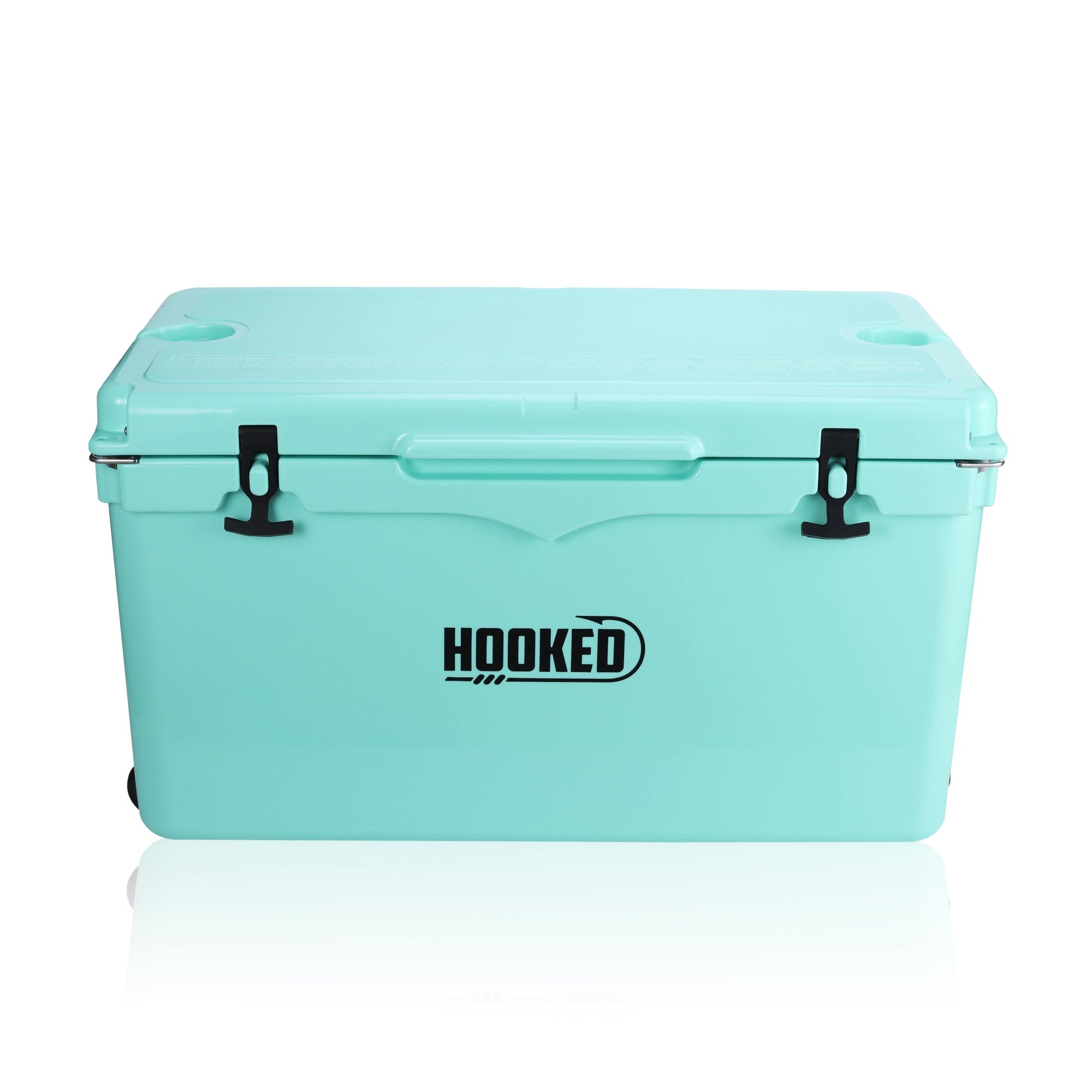 top front image of closed Seafoam cooler.