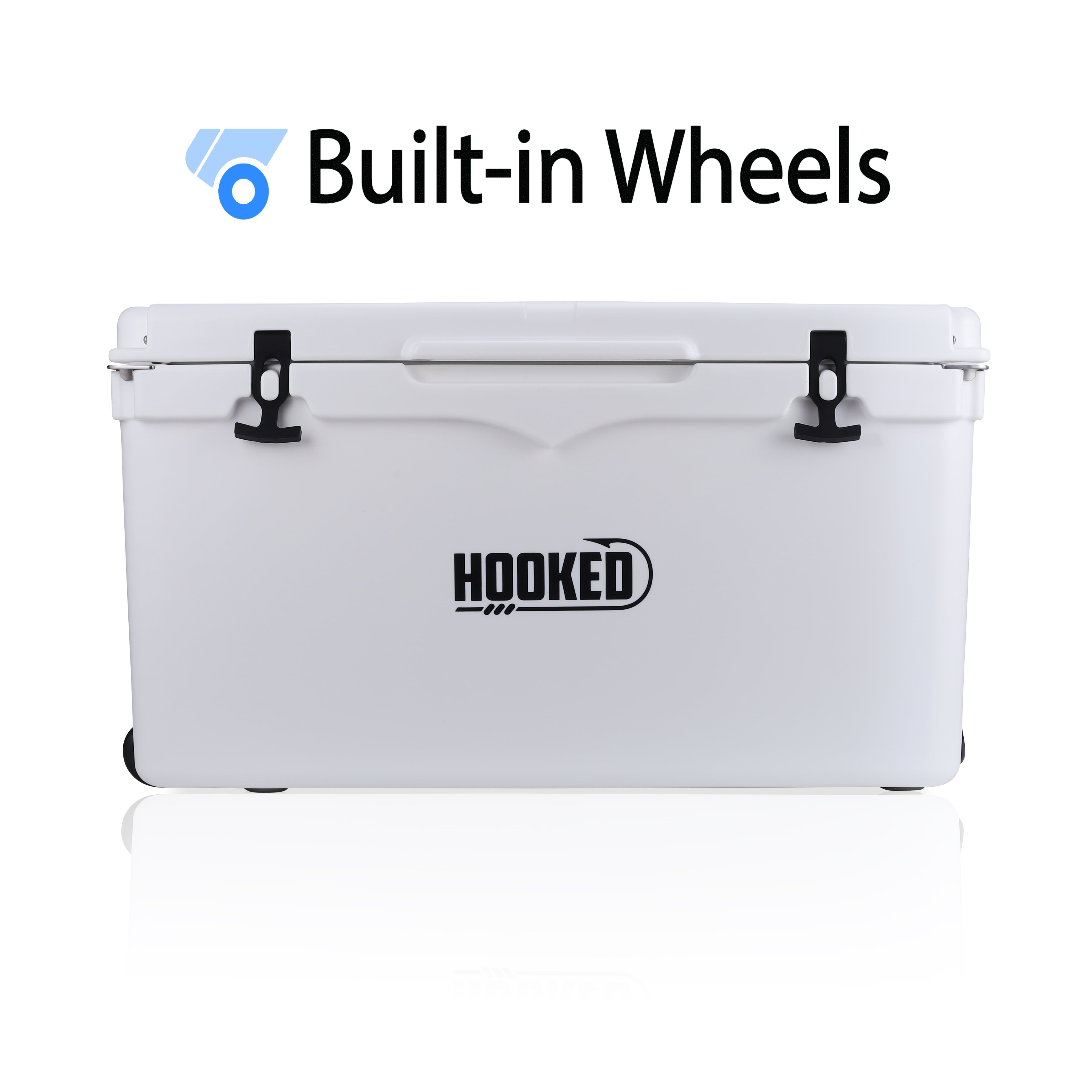 Front image of White cooler.