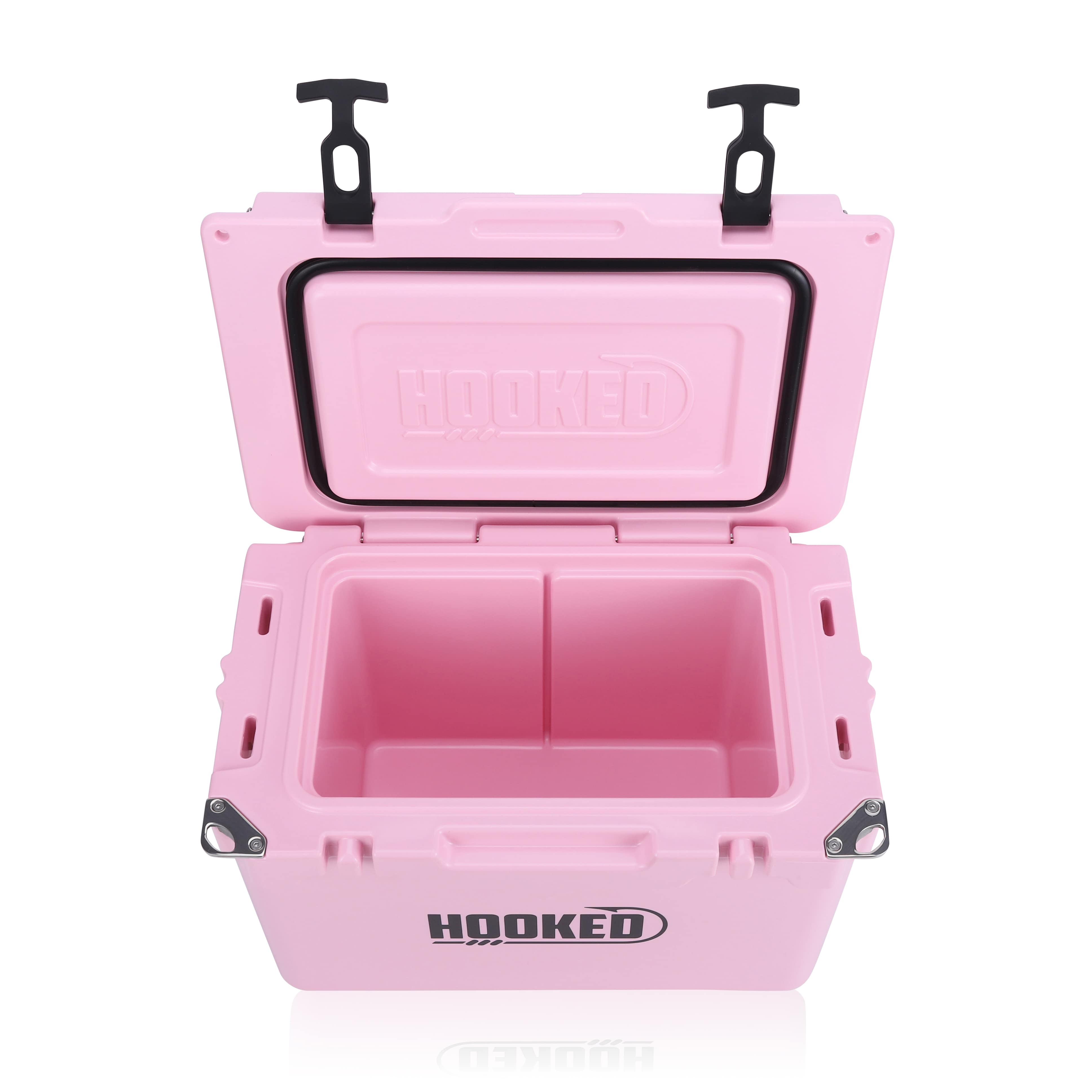 Open Front image of Pink cooler.